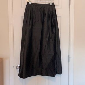 Long silk skirt